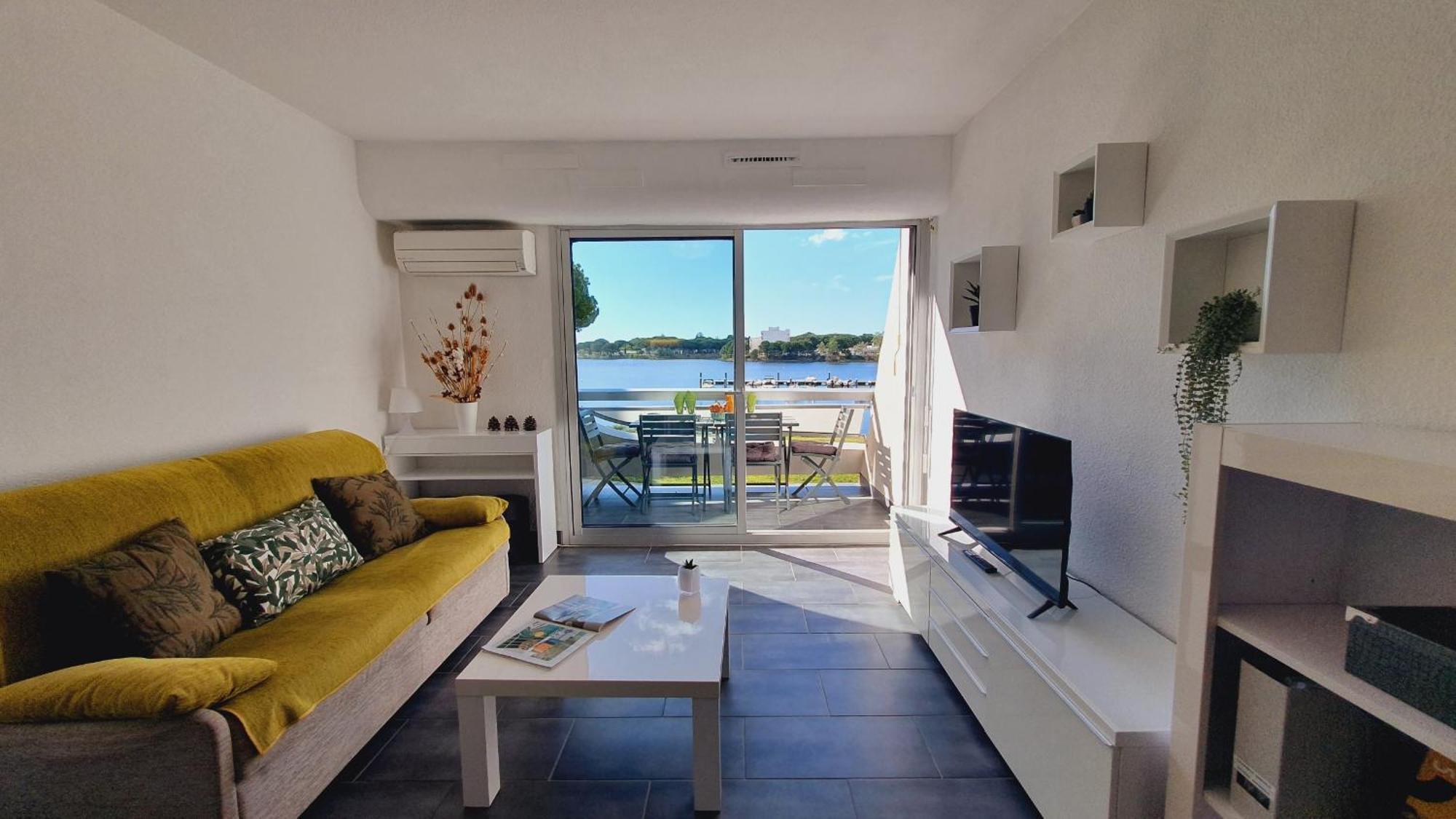 L'Olympe Vue Lac Parking Clim Wifi - Rossiconciergerie - Linge Inclus La Grande Motte Bagian luar foto